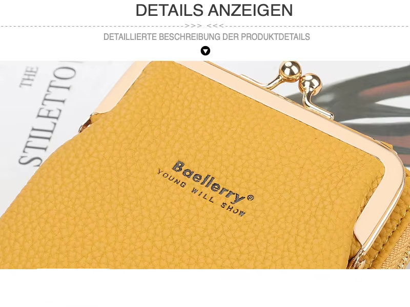 Damen Geldbörse Portemonnaie Münzfach Leder Original + Lɑbυbυ blind box