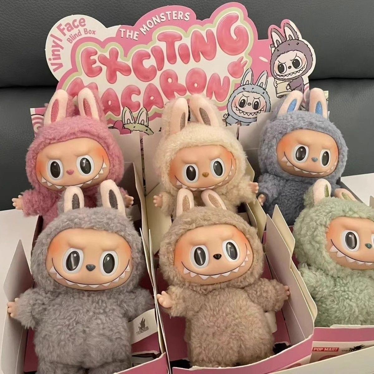 🔥 2x Original Labubu Macaron -Blind Box Sammlerfigur | selten| Kaufe 2 erhalte 1 gratis | Neu Sofort-Kaufen 